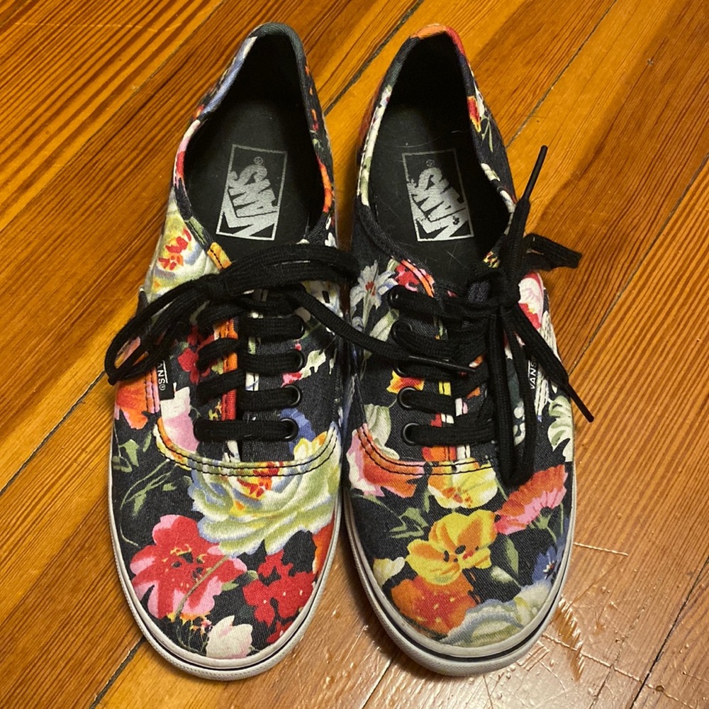 Floral Pattern Vans